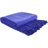 PiccoCasa Travel Soft Warm Classic Solid Color Throw Blanket - 2 of 4