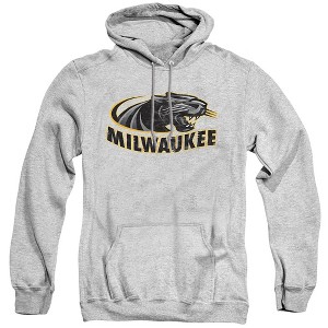 University of Wisconsin-Milwaukee Official Distressed Primary Logo Adult Pull-Over Hoodie - 1 of 4