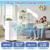8000 BTU Portable Air Conditioner with Dehumidifier & Fan，Cools Rooms up to 420 Sq. Ft., Remote Control, LED Display - 4 of 4