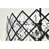 Elegant Lighting Lyla 16 inch pendant in black - 4 of 4