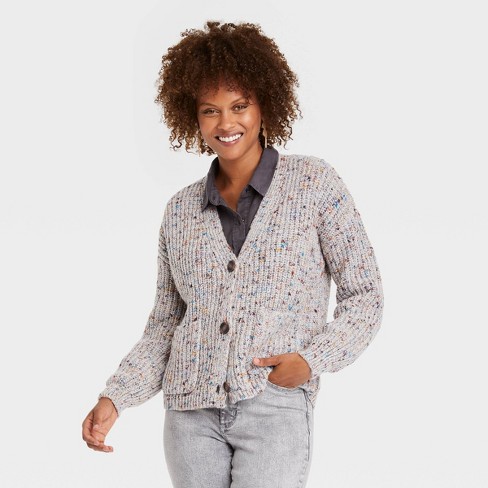 Women's Button-Front Cardigan - Knox Rose™ - image 1 of 3