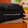 Belffin Pillow Top Mattress Topper,Pad Cover with 8-21 Inch Deep Pocket - 3 of 4