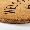 1'7"x2'8" 'Welcome' Home Round Coir Doormat Natural - Threshold™ designed with Studio McGee - image 3 of 3