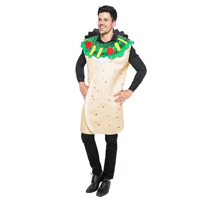 Syncfun Men Burrito Costume Adult Deluxe Set for Halloween Dress Up Party - Standard, 3 of 6