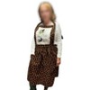 Adult Unisex Halloween Apron With Black Cats Ghosts And Ghoulies Adjustable Neck Strap Cooking Barbeque Party - 3 of 4