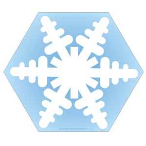 Creative Shapes Etc. Notepad, Snowflake, Large, 5" x 7", 50 Sheets (Pack of 6) - 1 of 1