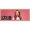 PosterPalooza | Panoramic Shabby Chic Pink Picture Frame - UV Acrylic, Foam Board Backing, Hanging Hardware - 2 of 4