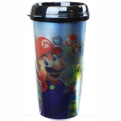 Just Funky Super Mario Party Foil Print 16oz Travel Mug