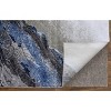 Gaspar Modern Abstract Blue/Gray/White Area Rug - 4 of 4