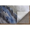 Gaspar Modern Abstract Blue/Gray/White Area Rug - image 4 of 4