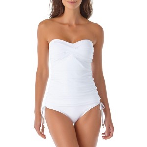 Anne Cole - Women's Twist Front Bandeaukini Swim Top - 1 of 4