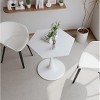 31.50"Modern Hexagonal Coffee Table with MDF Table Top or Marble Top,Metal Base, for Dining Room - 2 of 4