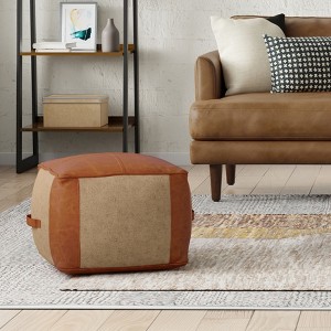 Atkinson - Pouf - Tan - 1 of 4