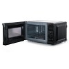 Galanz 0.7 cu ft 700W Countertop Microwave Oven in Black with One Touch Express Cooking - 3 of 4