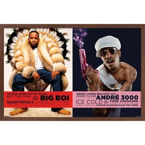 Trends International Outkast - André 3000 & Big Boi Framed Wall Poster Prints - 1 of 4