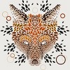 Junior's Design By Humans Fox Face By LetterQ T-Shirt - 2 of 3