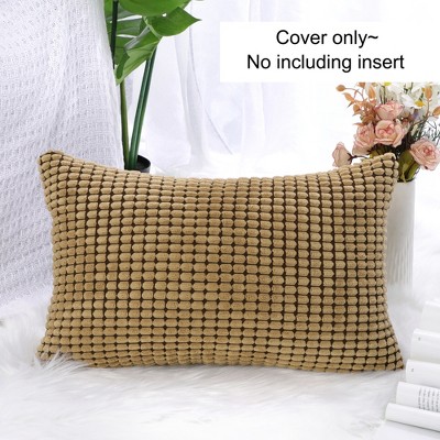 PiccoCasa Home Bedroom Comfortable Soft Velvet Throw Pillow Cover
