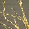 5ft. Pre-Lit Artificial White Birch Tree with 240 Warm White LED Lights – Bright Seasonal Holiday X-Mas Display - 4 of 4