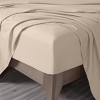 Dreamguard 3pc Twin XL 1200 Thread Count Hypoallergenic Moisture-Wicking Sheet Set Cream - 4 of 4