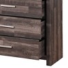 Kumasinova 5-Drawer Chest Dresser,Chic Bedroom Storage Cabinet,Wooden Finish Chests of Drawers,Bedroom Furniture,Entryway,Dark Brown - 4 of 4