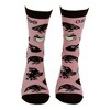 Crazy Dog Women's Cawfee Socks Funny Sarcastic Coffee Graphic Novelty Footwear for Ladies - 3 of 4