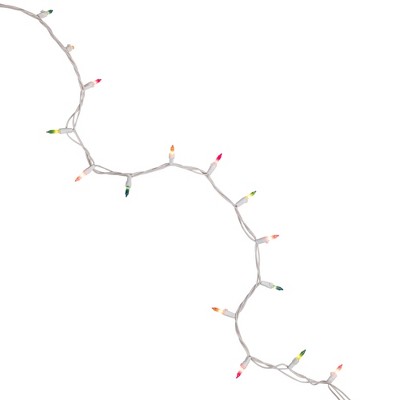 Pastel Multi-Color Mini Incandescent Outdoor Christmas Lights