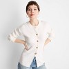 Women's Long Sleeve Nipped Waist Cardigan - Future Collective - 3 of 3