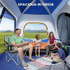 DoCred SUV Tents for Camping 4 People, PU 3000mm Waterproof SUV Tent for Car Jeep Van, 8.2'L x 8.2'W x 7.2'H with 2 Awnings & Double Door - 4 of 4