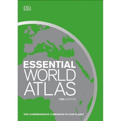 Essential World Atlas, 10th Edition - by  DK (Paperback)