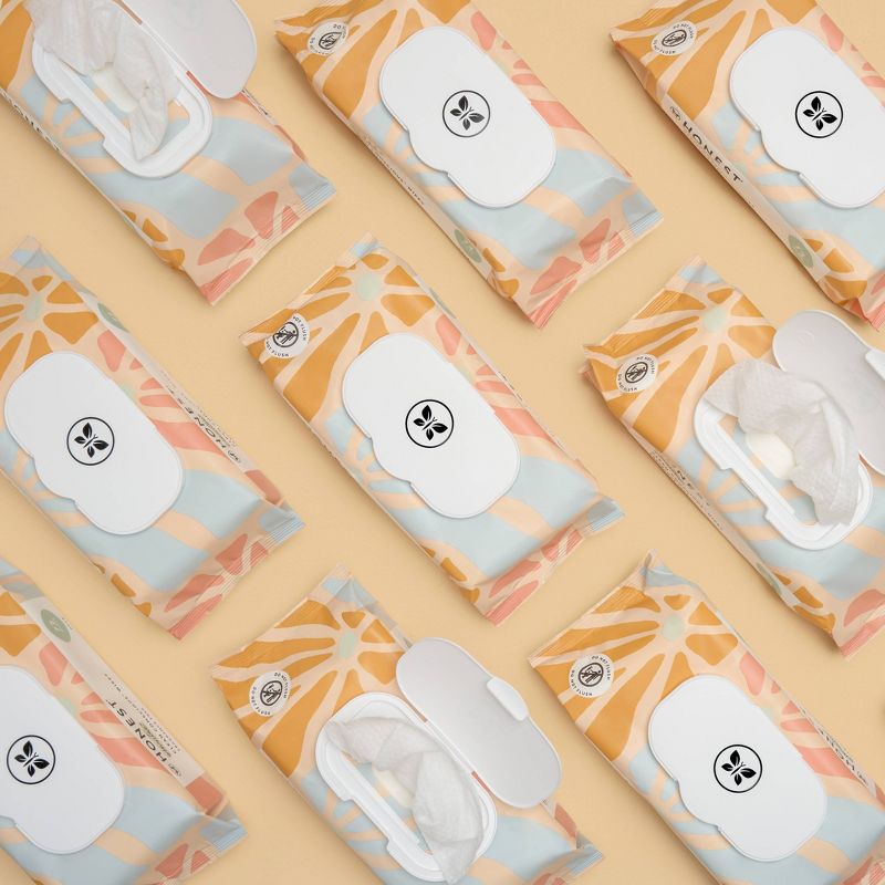 The Honest Company Plant-Based Baby Wipes made with over 99% Water - Sunburst - 864ct, 3 of 10