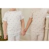 Aurora Classics- 2 Piece-Lounge Set - Kids Short Sleeve Pajama Set - Floral Print Collection - 3 of 3