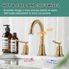 WOWOW 8 in. Widespread Double Handle Bathroom Faucet in Matte Black - 4 of 4