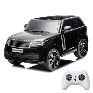 24V Ride On Toy, Licensed Land Rover Kids Car, 2-Seater Ride On Car with Parent Remote Control, Toy Storage Box, 3 Speeds, LCD Display, Lockable Doors - 1 of 4