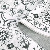 Vintage Medallion Washable Area Rug - Non-Slip Low-Profile Indoor Carpet for Living Room, Bedroom & Dining Room - 3 of 4