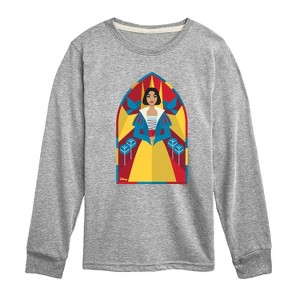 Boys' - Snow White - Stained Glass Long Sleeve Graphic T-Shirt - 1 of 3