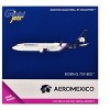 Boeing 737-800 Commercial Aircraft "Aeromexico" (N957AM) White with Blue Tail 1/400 Diecast Model Airplane by GeminiJets - 3 of 3