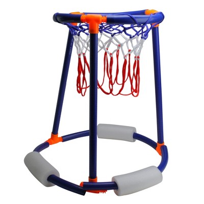 swimming pool floating basketball hoop