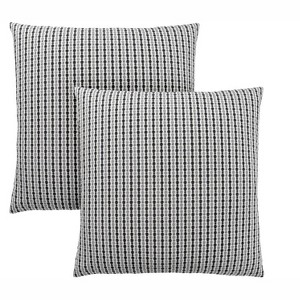 Tramull Set of 2 Modern Throw Pillows 18x18 Inches with Inserts, Hypoallergenic Polyester for Sofa & Bed - 1 of 4