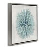 Stupell Industries Coral Ball Blue Sea Beach Floating Frame Canvas Art, Gray, 18" x 18" - 2 of 4