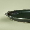 10.5" Stoneware Carved Ribbed Edge Dinner Plate Green - Hearth & Hand™ with Magnolia - 4 of 4