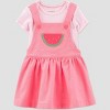 Carter's Just One You® Baby Girls' Watermelon Skirtall - Pink - 2 of 4
