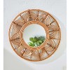 tag Petals Rattan Round Mirror - 2 of 2