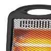 Brentwood H-Q600BK 600-Watt-Max Portable Quartz Space Heater, Black - 2 of 4