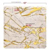 Smarty Had A Party 13" White w/ Gold Marble Square Paper Charger Plates - 120 pcs - 3 of 4
