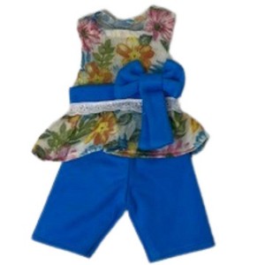 Doll Clothes Superstore Handmade Flowers And Pants Fit 12 Inch Baby Alive And Little Baby Dolls - 1 of 4