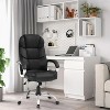 FDW Office Chair High-Back Massage Executive Chair Desk Chair with Lumbar Support, Adjustable Armrests, and Swivel Wheels - 2 of 4