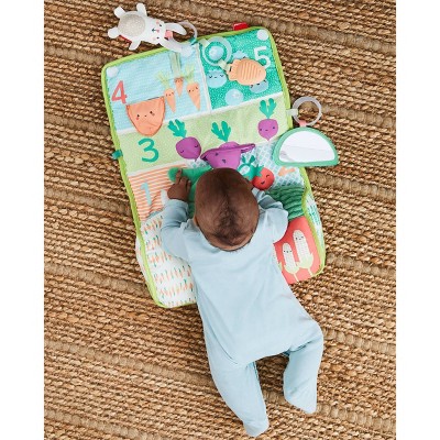 Farm-Themed Baby Tummy Time Playmat with Pillow and Toys