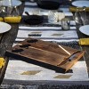 NCAA TCU Horned Frogs Delio Acacia Wood Cheese Cutting Board and Tool Set - 3 of 4