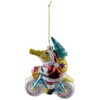 Northlight Crocodile Santa Glass Christmas Ornament  - 4.25" - 3 of 4