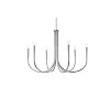Elegant Lighting Layne 36 inch chandelier in Chrome - 3 of 4